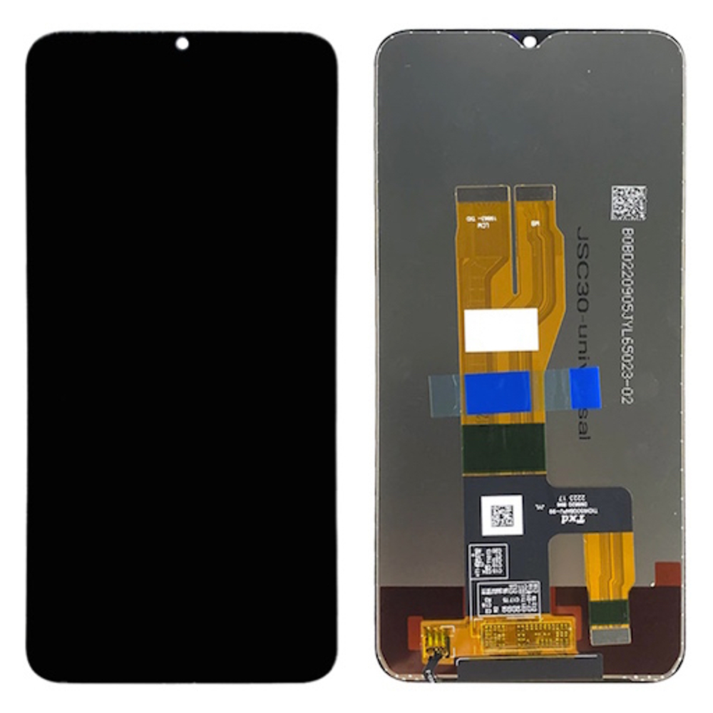 Дисплей для Realme C21Y в сборе с тачскрином Черный - (ORG)