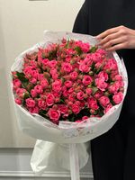 Букет моно из кустовых роз 15 шт