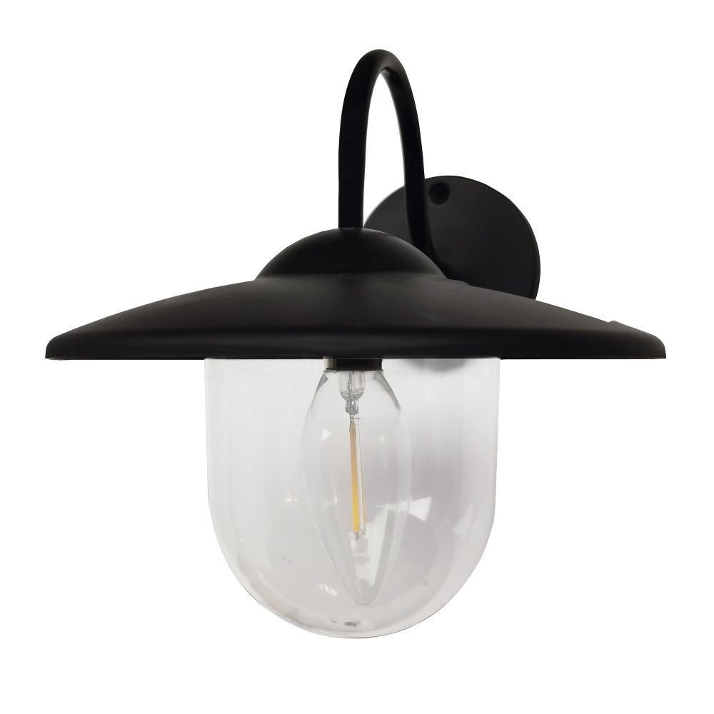 USL-F-152-PT200 LONDON Cветильник настенный на солнечной батарее с филаментной лампой. Теплый белый свет. 1xАА Ni-Mh аккумулятор в-к. IP44. TM Uniel