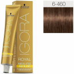 Краска Schwarzkopf Igora Royal Absolutes Age Blend 6-460 (темный русый бежевый шоколадный) – 60 мл