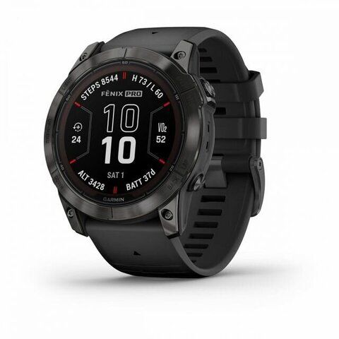 Умные часы Garmin Fenix 7X Pro Sapphire Solar Wi-Fi, угольно-серый (010-02778-10)