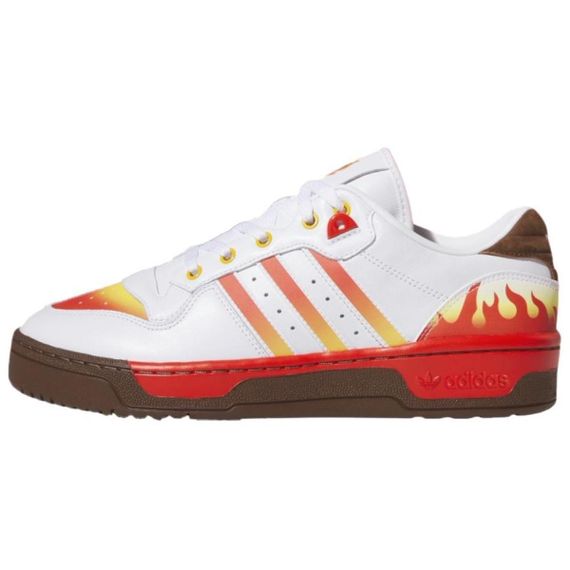 Кроссовки adidas originals Rivalry для скейтборда Низкие Белые и красные мужские
