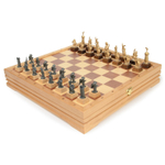 Шахматы "Крестоносцы" малые деревянные складывающиеся RTS-70Z
