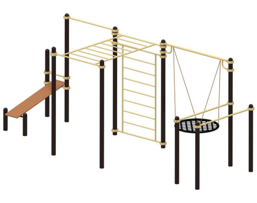 Спортивный комплекс с качелями YSK116