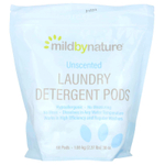 Mild By Nature, капсулы для стирки, без отдушек, 60 капсул, 1,08 кг (2,37 фунта)