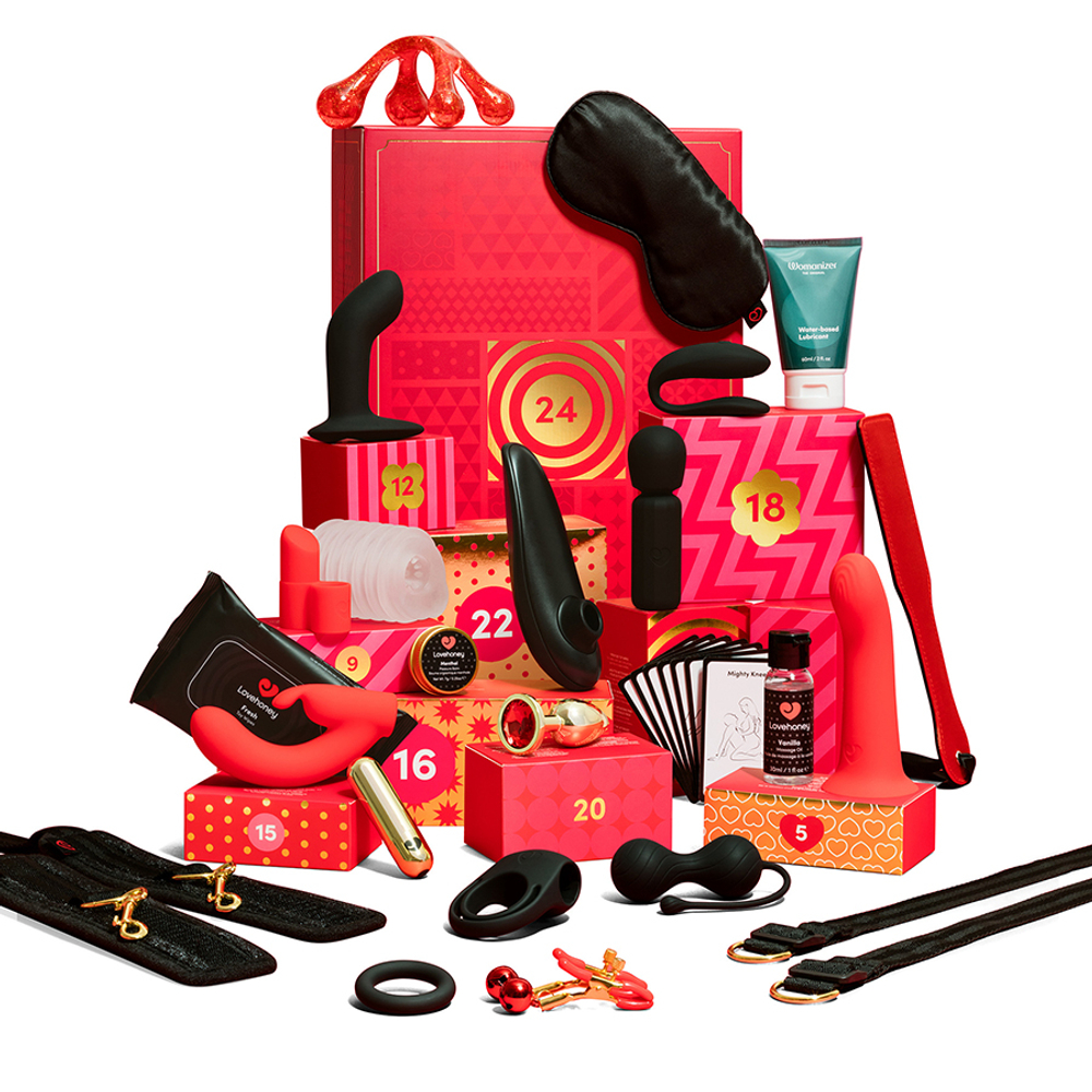 Адвент-календарь Lovehoney Couple’s Advent Calendar 2025, 24 предмета