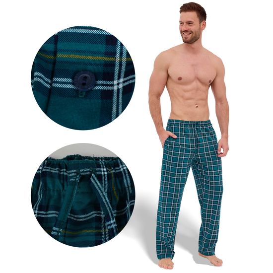 Брюки домашние мужские в клетку Cornette 691/51