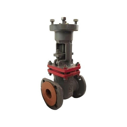 Задвижка стальная клиновая 30с964нж с выдвижным шпинделем под электропривод (присоединение по ОСТ «А», «Б», «В»), фланцевая, Ру 25, t рабочей среды от -40 до +425°С, МЗТА, Россия