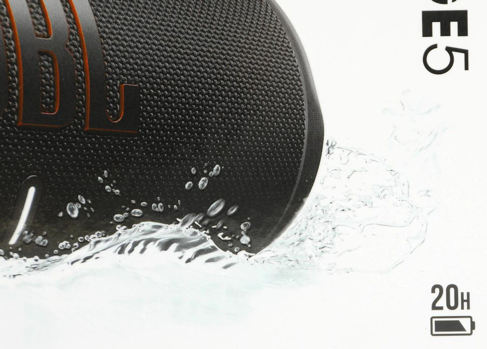 Колонка портативная JBL Charge 5, 40Вт, черный [jblcharge5blk]