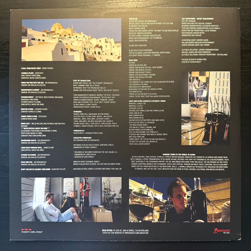 Joe Bonamassa - Black Rock (Европа 2021г.)