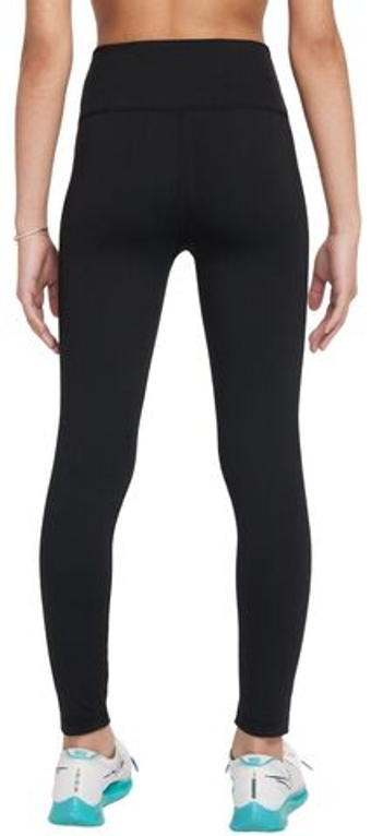 Штаны для девочки теннисные Nike Kids One Dri-Fit Tight Leggings - черный
