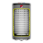 Бойлер косвенного нагрева Federica Bugatti Inox 800 Eco 92 литра с анодом (бак в водяной рубашке)