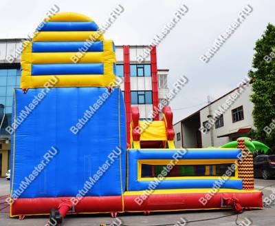 Надувной батут "Тропикана макси" 15*7*6 м