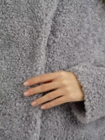 Шуба женская чебурашка тедди пальто из шерсти мериноса, серый, SilverFox