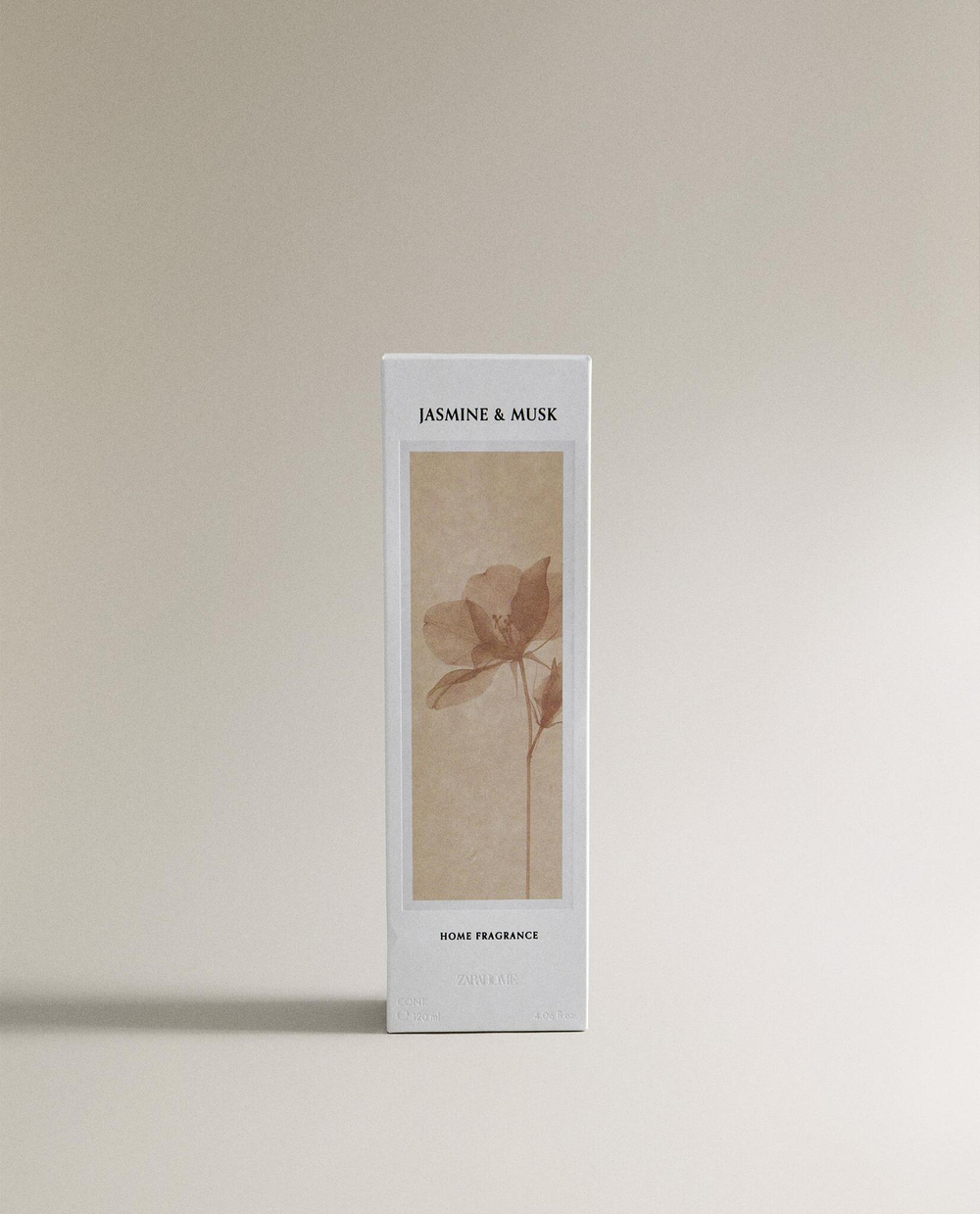 Zara Home JASMINE & MUSK REED DIFFUSERS — ароматический диффузор с тростниковыми палочками, Жасмин и Мускус, 120 мл