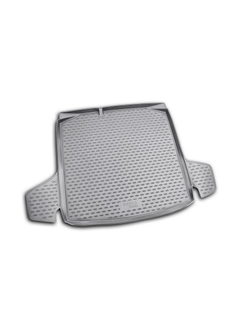 Коврик в багажник для SKODA Fabia 2007-2014, универсал (полиуретан, серый) NLC.45.06.B12G