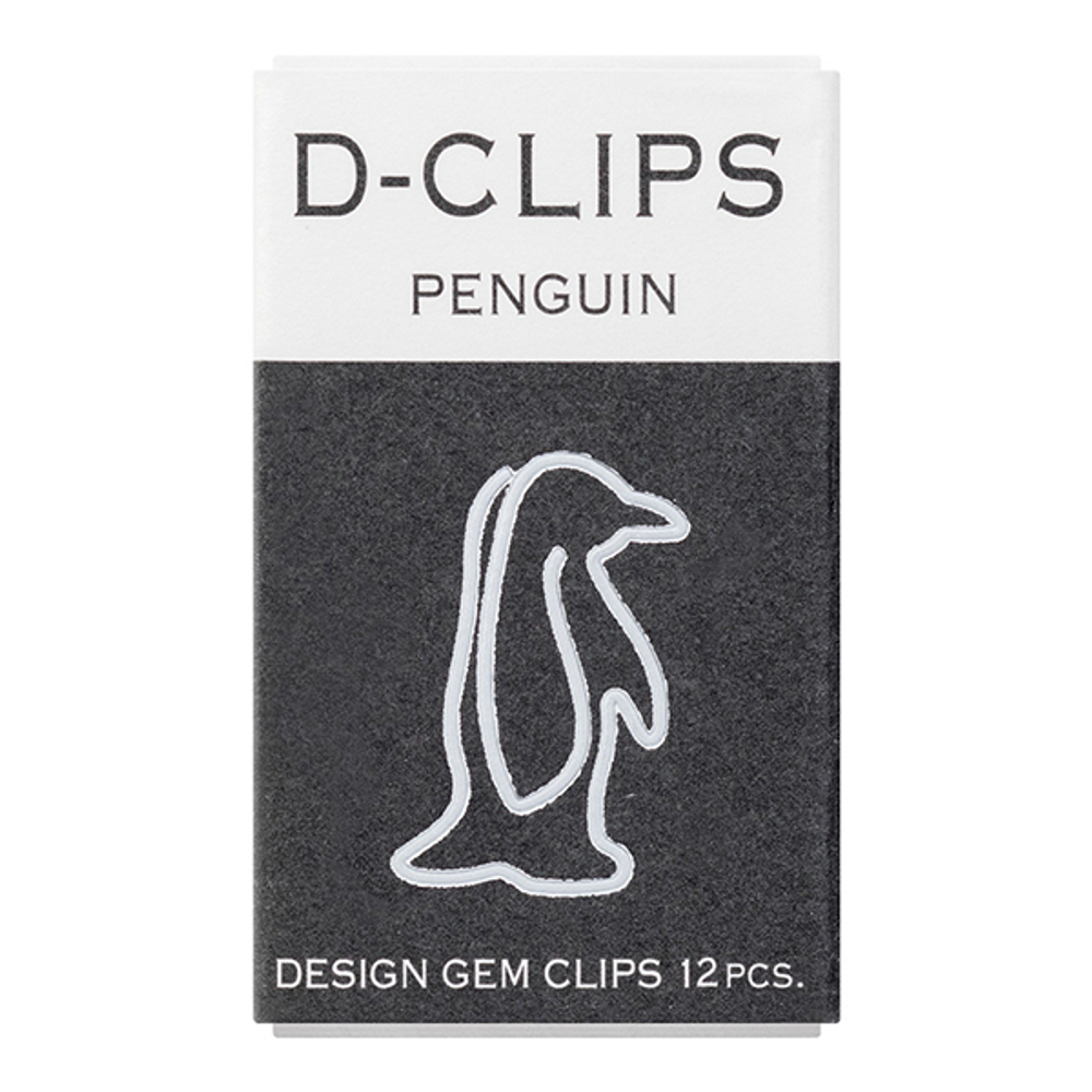 Midori D-Clips Penguin 43353-006 - купить скрепки с доставкой по Москве, СПб и Россииs