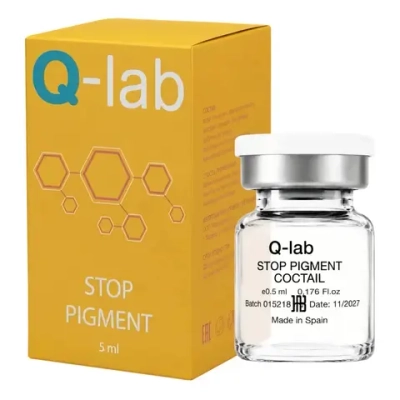Stop Pigment Cocktal Q-lab | Сыворотка от пигментации для лица и тела
