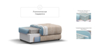 Босс пуф Велюр Алькантара пепел