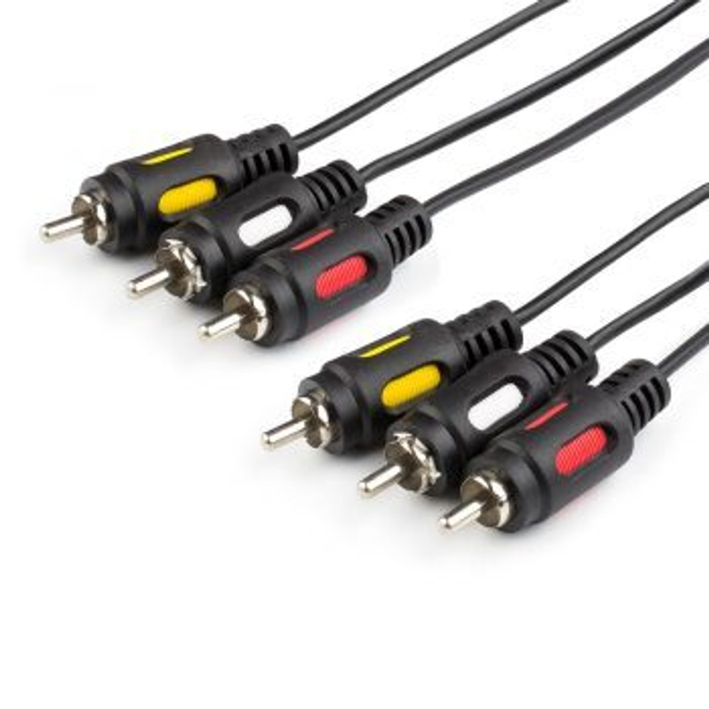 шнур Atcom  (АТ0713) 3RCA-3RCA 5 m