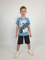 01-154-2 Комплект для мальчика (джемпер+шорты)