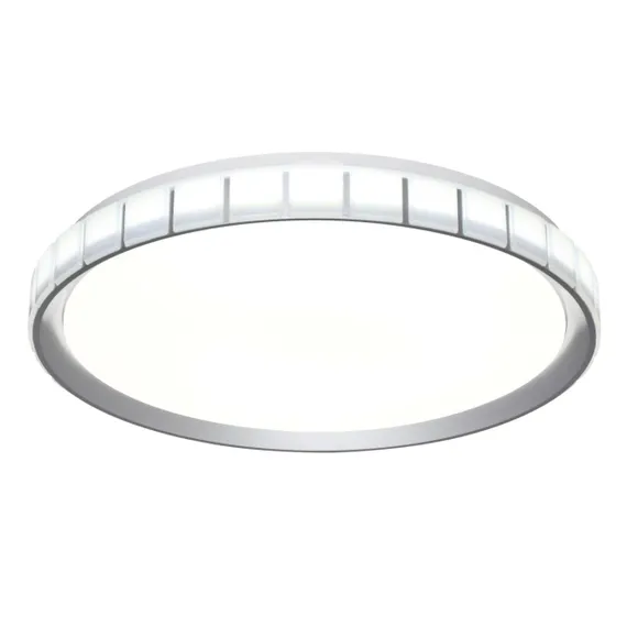 7696/EL PALE SN 90 Светильник пластик/серебристый LED 70Вт 3000-6000К D495 IP43 пульт ДУ KUPI SILVER