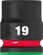 Головка ударная Milwaukee Shockwave 1/2" 19мм (4932480313)