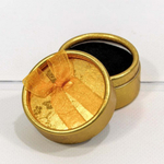 Коробка Ювелирная 5х3 см с бантом (Золотой)