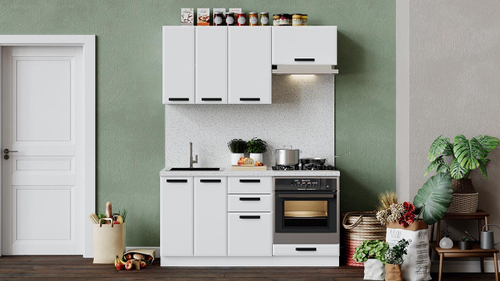 Кухонный гарнитур «Тиана» длиной 160 см со шкафом НБ