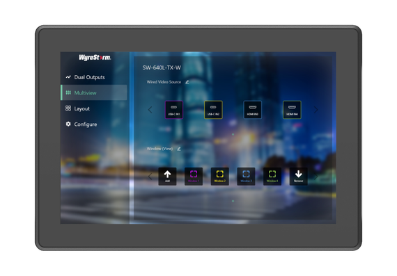 Wyrestorm SYN-TOUCH10-V2 - сенсорная панель управления 10.1” по IP