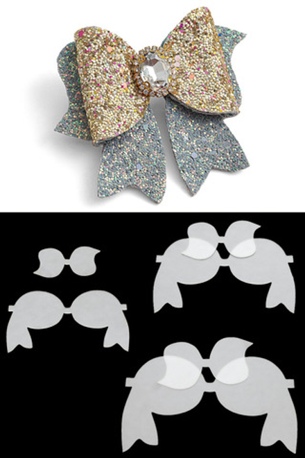 Пластиковый шаблон для бантика - 6 деталей