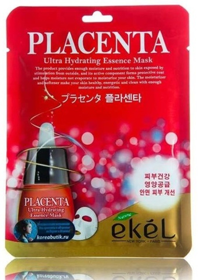 KR/ekel Маска -салфетка д/лица Плацента