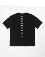 Футболка свободного кроя, черный, размер S