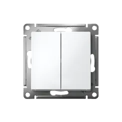 Выключатель 2-кл. AtlasDesign (сх. 5) 10AX механизм лотос SE ATN001351