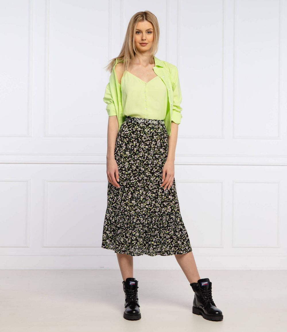 топ cami Tommy Jeans - лимонный(DW0DW09762)