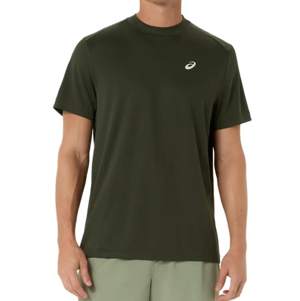 Теннисная футболка Asics Court Short Sleeve - vintage khaki
