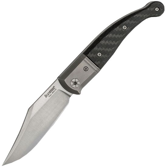 Складной нож Lion Steel "Gitano" L/GT01 CF c клинком из стали Сталь Niolox 1.4153.03 (SB1 steel) рукоять карбон