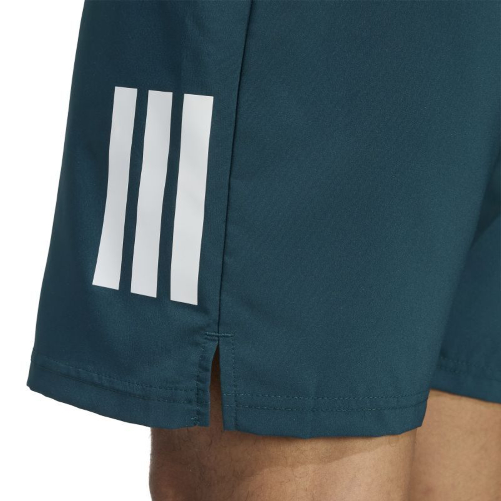 Мужские теннисные шорты Adidas Club Climacool 3-Stripes 7" - aura ivy