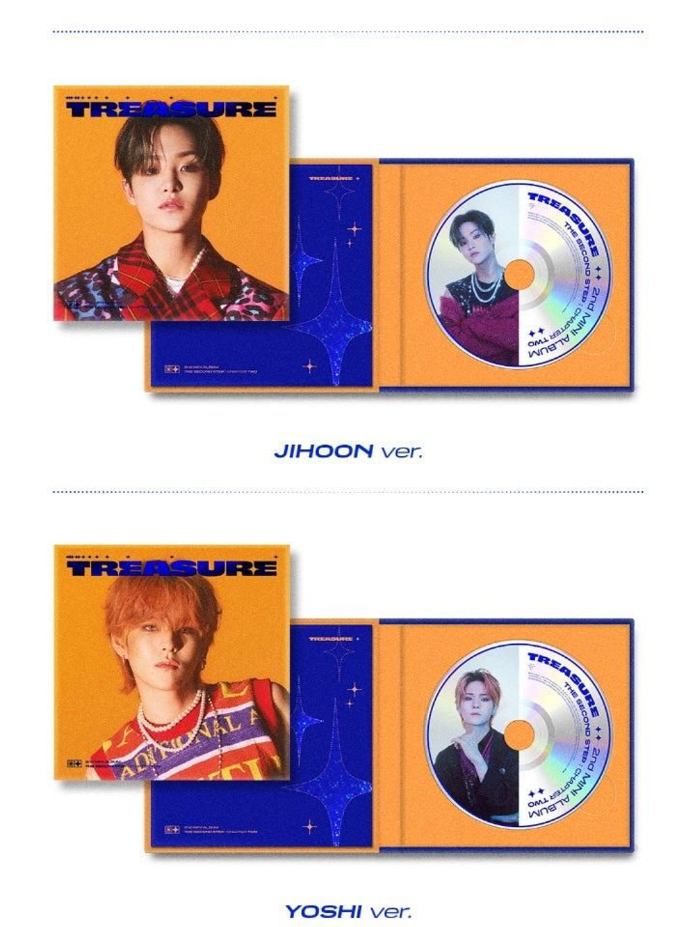 Альбом TREASURE - THE SECOND STEP : CHAPTER TWO 2nd Mini Album DIGIPACK 10 Version SET