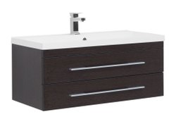 Тумба с раковиной Aquanet Нота NEW 100 венге