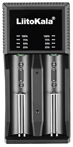 Зарядное устройство LiitoKala Lii-PL2 / зарядка для AAA AA 18650 21700 26650 20700 18350 26700