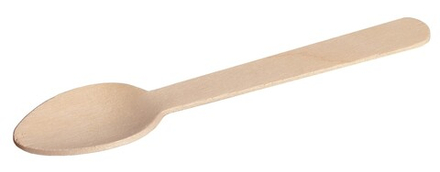 Ложка, дерево, 11 см