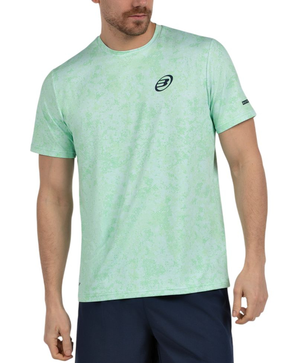 Мужская теннисная футболка Bullpadel Masama - verde acido