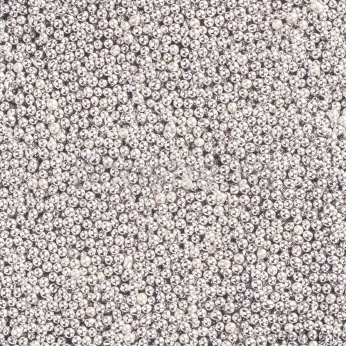 Шарики серебро сахарные 2 мм, 50 гр