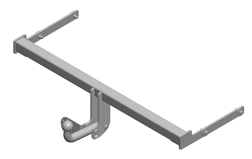 Фаркоп AvtoS для VOLKSWAGEN POLO (2009) с универсальной электрикой и сертификатом в комплекте, арт.(VW 28+electr)