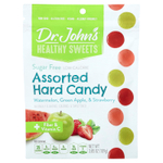 Dr. John's Healthy Sweets, Конфеты ассорти, + клетчатка и витамин C, арбуз, зеленое яблоко и клубника, 109 г (3,85 унции)