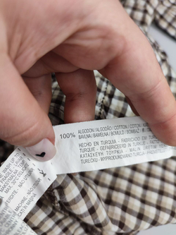 Рубашка Bershka из хлопка 46 размер