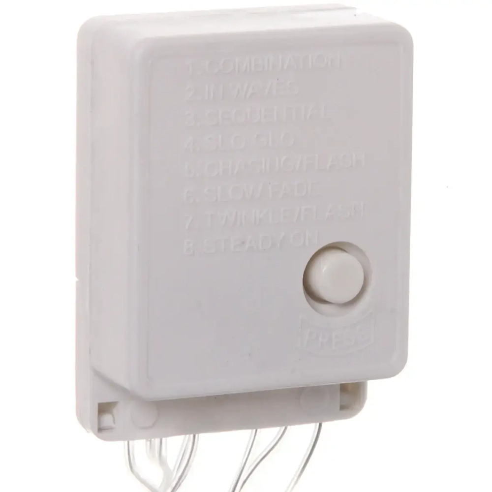 Гирлянда для дома «Bright light» 9,5м 100 ламп LED прозрач.пров.,8 реж, IP-20, Мультицвет (возможность соединения)