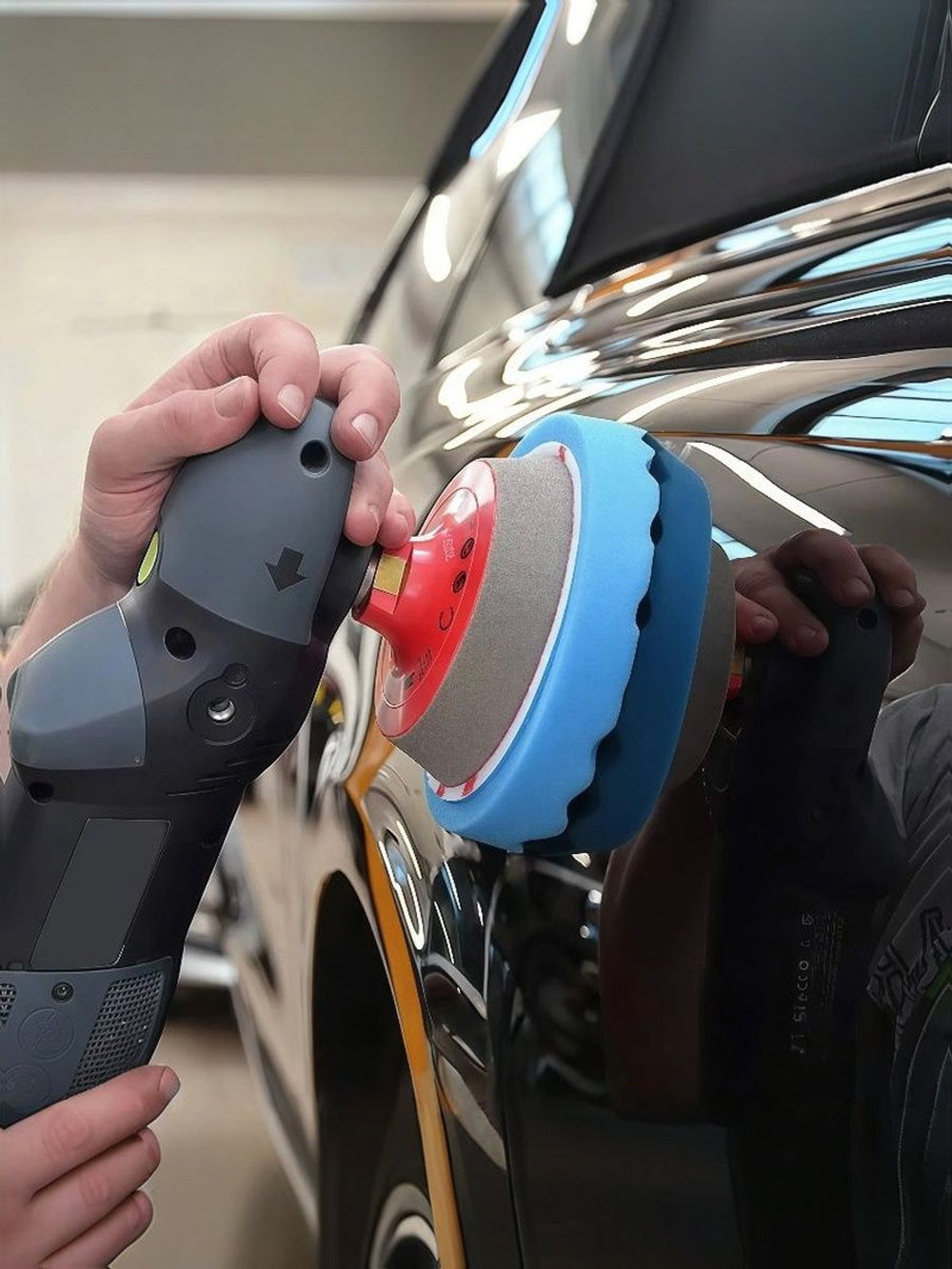 Круги полировальные для кузова авто и фар, губка для авто, полировочные насадки 125 мм