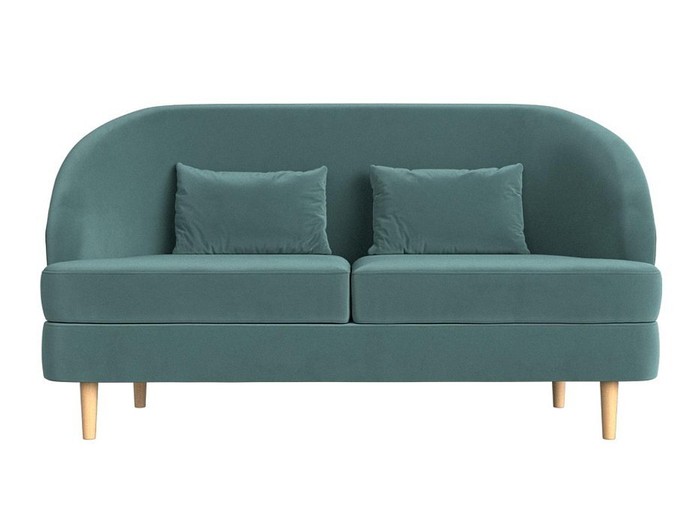 Кушетка Атико, Бирюзовый, Велюр, 109881